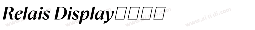 Relais Display字体转换